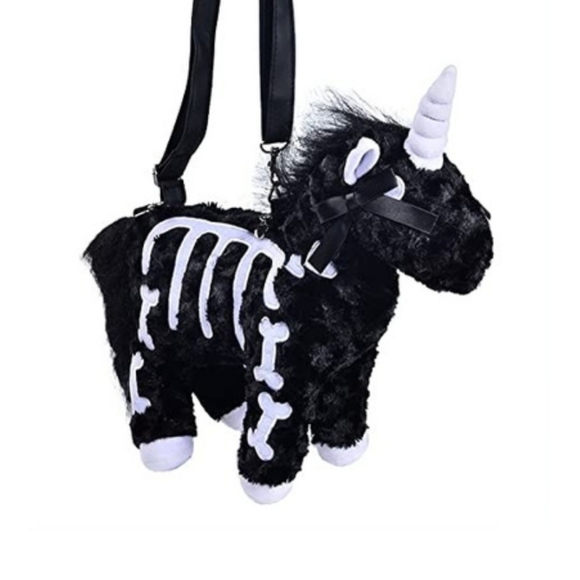 UNISKELTON Plush Purse (Black & White) one of a kind! - Picture 15 of 16